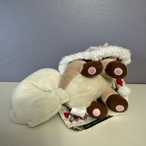 Pokemon Holiday Rockruff Center Christmas 2017 Plush Toy Rockruff Pokemon USED - Picture 6 of 10